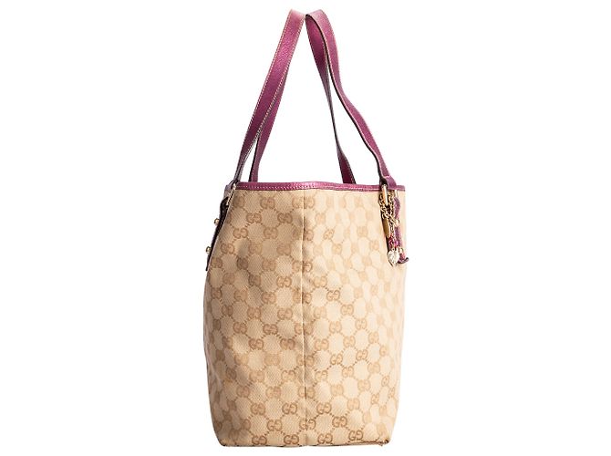 Borse GUCCI T. Tessuto Marrone - vista 4