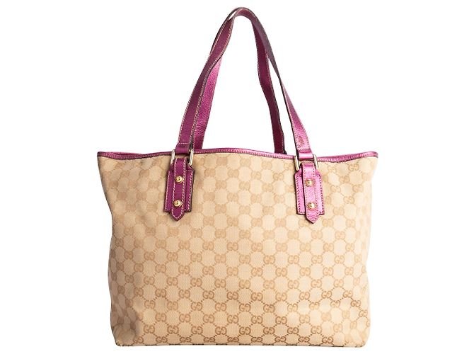 Borse GUCCI T. Tessuto Marrone - vista 5
