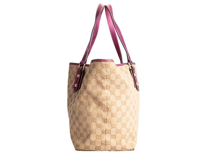 Borse GUCCI T. Tessuto Marrone - vista 6
