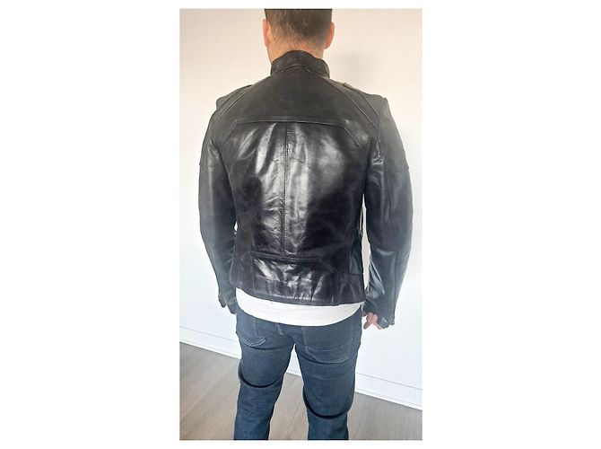 Ventcouvert Motorradjacke Windschutz Schwarz - Ansicht 9