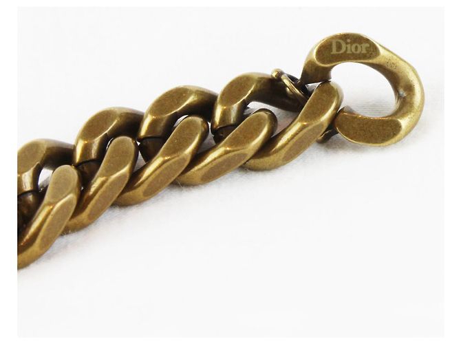 Bracciale Curb Chain J'Adior di Dior Bronzo - vista 4