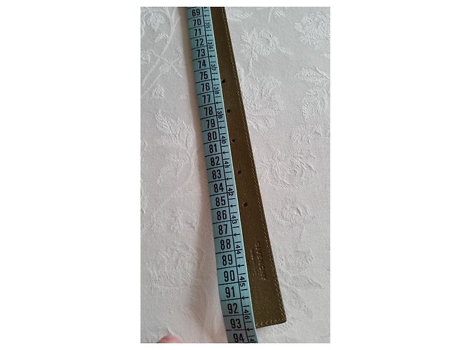 GIVENCHY REVERSIBLE LEATHER BELT. Beige - view 8