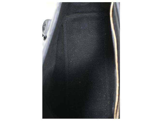 Zaino medio trapuntato Mulberry Cara Delevigne in pelle nera - vista 11