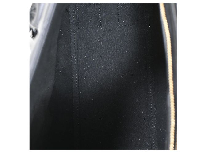 Zaino medio trapuntato Mulberry Cara Delevigne in pelle nera - vista 12