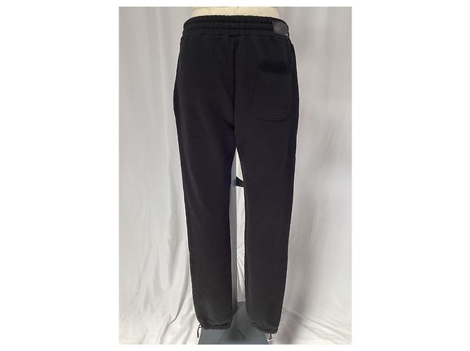 Schwarze Baumwoll-Sweatpants mit gesticktem Amiri-Logo - Ansicht 3
