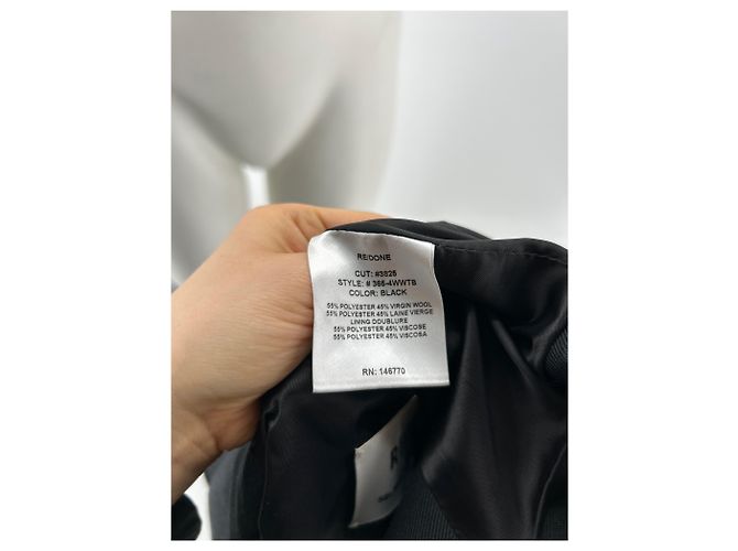 RE/DONE Jacken T.International S Polyester Schwarz - Ansicht 6