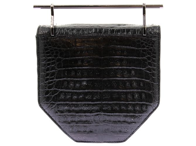 Autre Marque NON FIRMATO / NON FIRMATO Borse T. Pelle Nero - vista 2