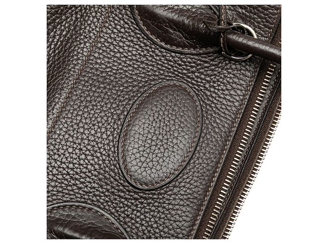 Hermès Marrone Clemence Bolide 35 Marrone scuro - vista 10
