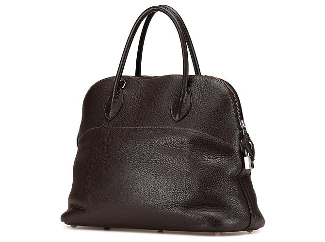 Hermès Marrone Clemence Bolide 35 Marrone scuro - vista 2