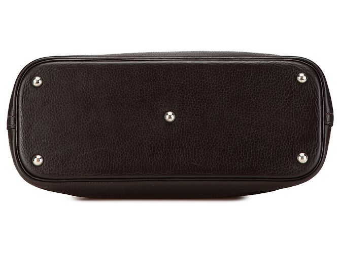 Hermès Marrone Clemence Bolide 35 Marrone scuro - vista 3