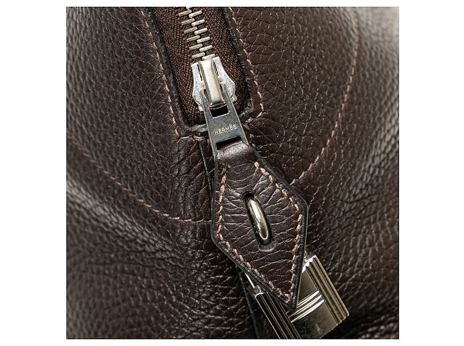 Hermès Marrone Clemence Bolide 35 Marrone scuro - vista 8