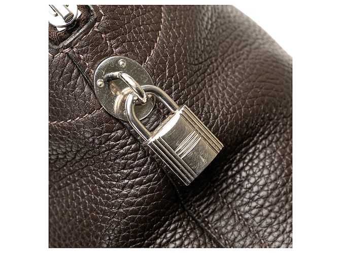 Hermès Marrone Clemence Bolide 35 Marrone scuro - vista 9
