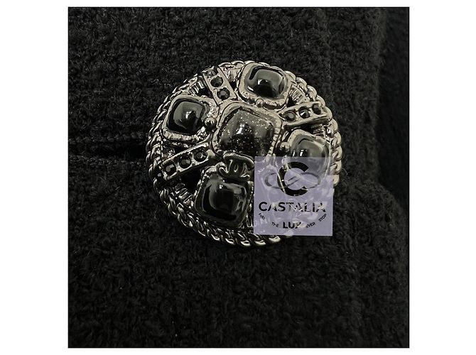 Chanel Giacca in tweed nera stile Lady Gaga a 9K$ Nero - vista 10