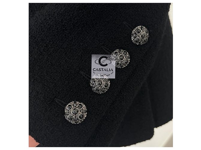 Chanel Giacca in tweed nera stile Lady Gaga a 9K$ Nero - vista 11