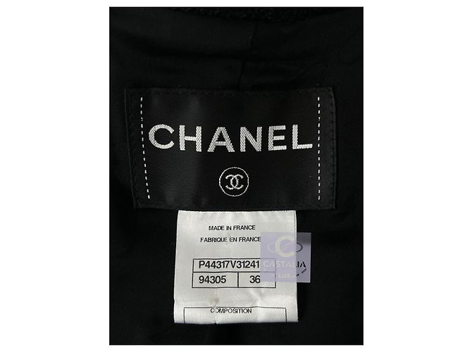 Chanel Giacca in tweed nera stile Lady Gaga a 9K$ Nero - vista 15