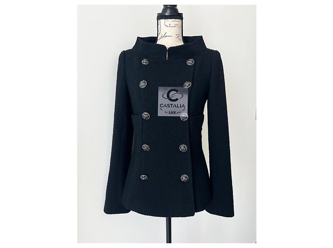 Chanel Giacca in tweed nera stile Lady Gaga a 9K$ Nero - vista 4