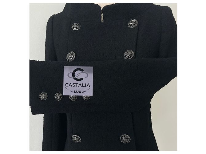 Chanel Giacca in tweed nera stile Lady Gaga a 9K$ Nero - vista 5