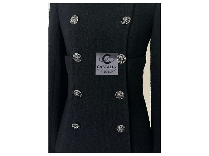 Chanel Giacca in tweed nera stile Lady Gaga a 9K$ Nero - vista 6