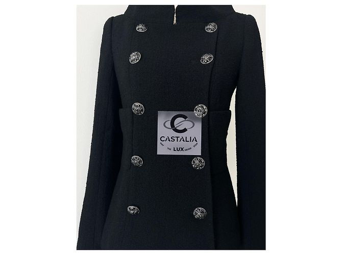 Chanel Giacca in tweed nera stile Lady Gaga a 9K$ Nero - vista 7