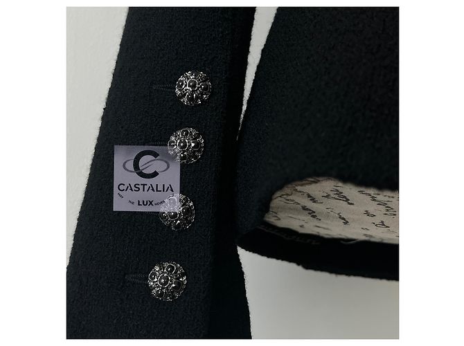 Chanel Giacca in tweed nera stile Lady Gaga a 9K$ Nero - vista 8