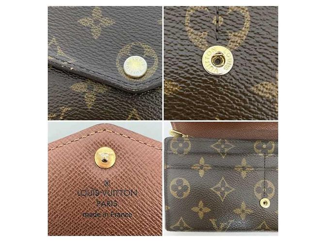 Louis Vuitton Monogram Bi-Fold Langbörse Braun Monogramm - Ansicht 10