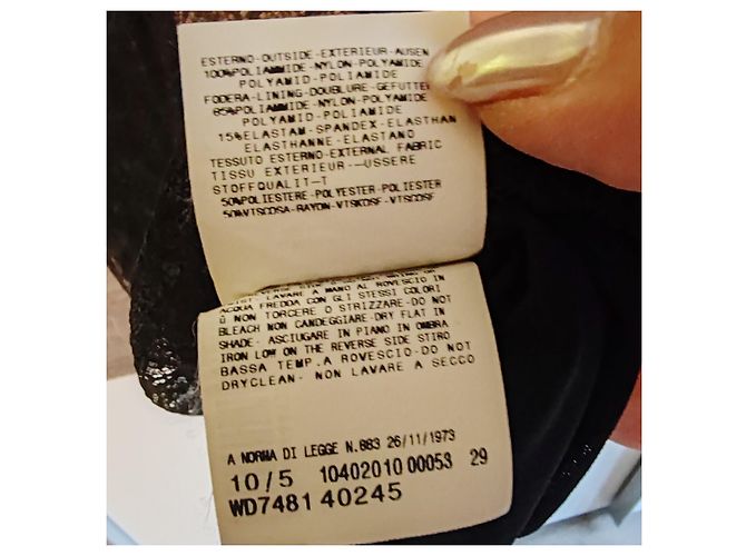 Schwarzes Kleid Ermanno Scervino - Ansicht 6
