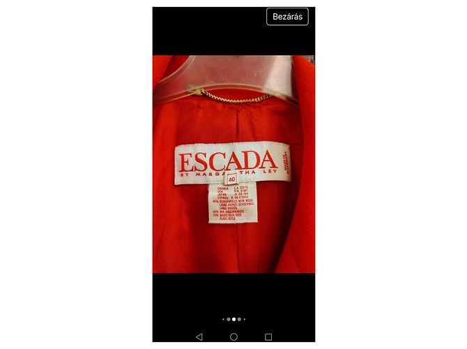 Blazer rojo Escada Margareta Ley Roja - vista 4