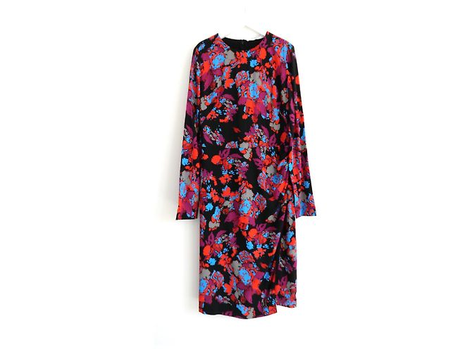 Stylisierte Blumenrobe Givenchy Resort 2019 Mehrfarben - Ansicht 2