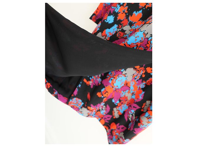 Stylisierte Blumenrobe Givenchy Resort 2019 Mehrfarben - Ansicht 4