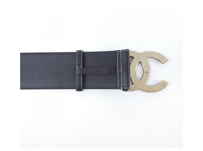 Cintura nera standard Chanel Nero - vista 3