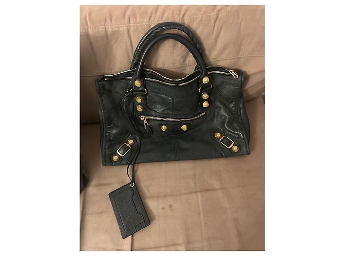 City Borsa Weekender Balenciaga Nero - vista 6