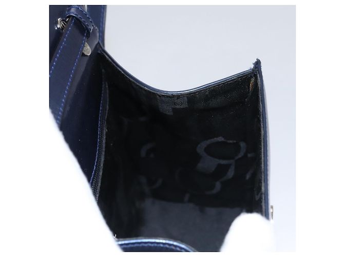 Borsa a mano Salvatore Ferragamo Smalto 2 vie Blu Auth BD197 - vista 22
