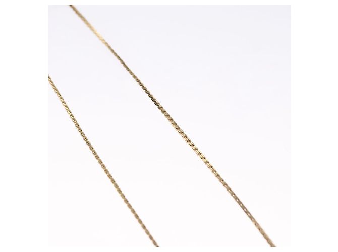 Collana Christian Dior metallo oro Auth 114153 D'oro - vista 6