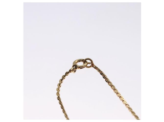 Collana Christian Dior metallo oro Auth 114153 D'oro - vista 8