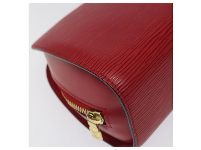 LOUIS VUITTON Epi Dauphine MM Pouch Rot M48457 LV Auth th5640 - Ansicht 14