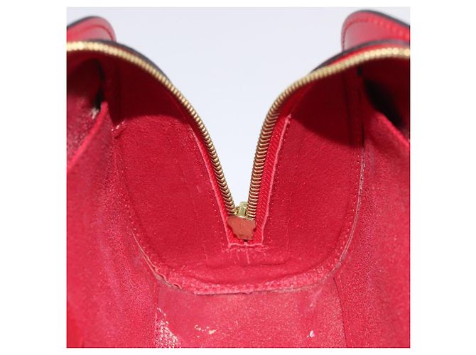 LOUIS VUITTON Epi Dauphine MM Pouch Rot M48457 LV Auth th5640 - Ansicht 17