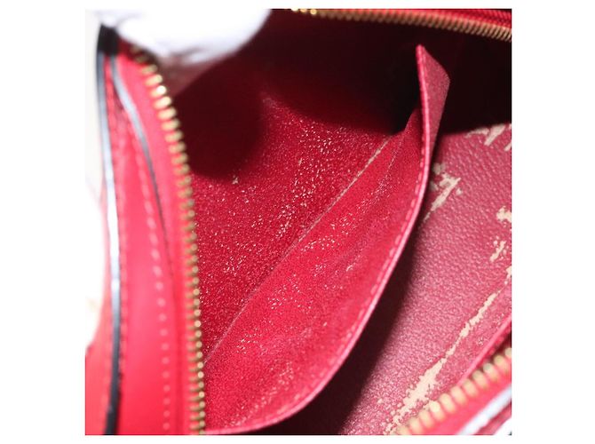 LOUIS VUITTON Epi Dauphine MM Pouch Rot M48457 LV Auth th5640 - Ansicht 19