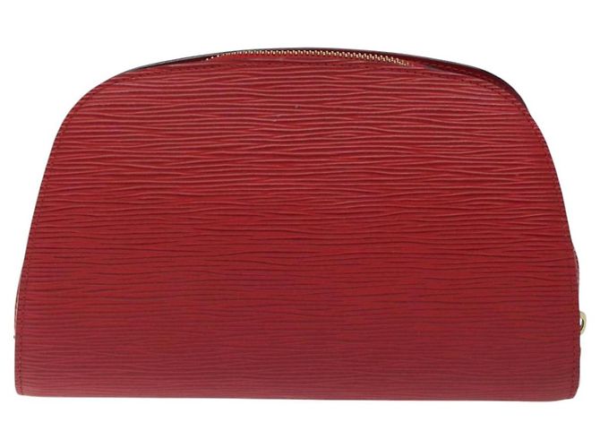 LOUIS VUITTON Epi Dauphine MM Pouch Rot M48457 LV Auth th5640 - Ansicht 2