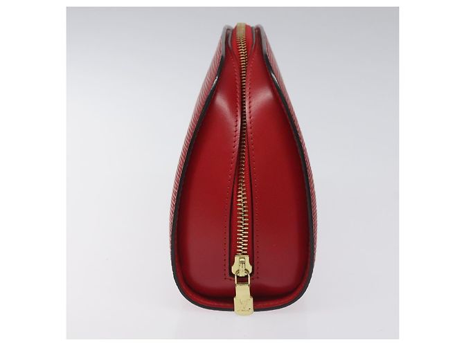 LOUIS VUITTON Epi Dauphine MM Pouch Rot M48457 LV Auth th5640 - Ansicht 4
