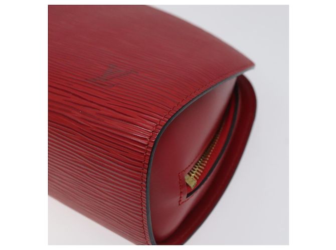 LOUIS VUITTON Epi Dauphine MM Pouch Rot M48457 LV Auth th5640 - Ansicht 7