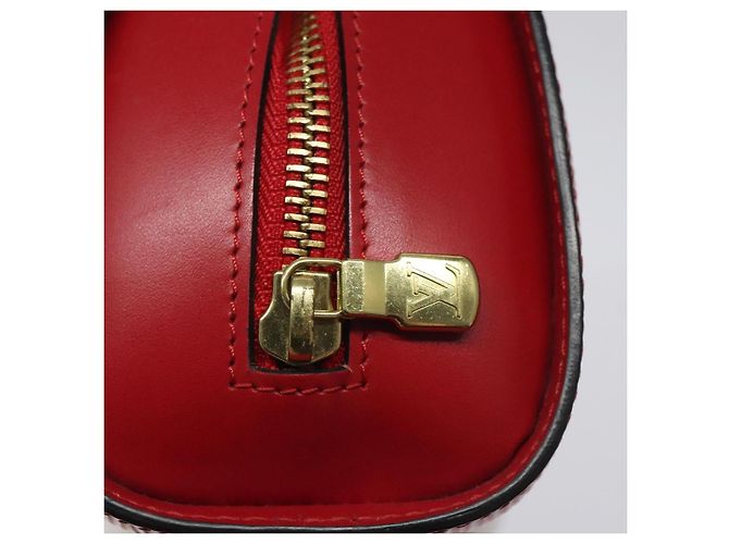 LOUIS VUITTON Epi Dauphine MM Pouch Rot M48457 LV Auth th5640 - Ansicht 8