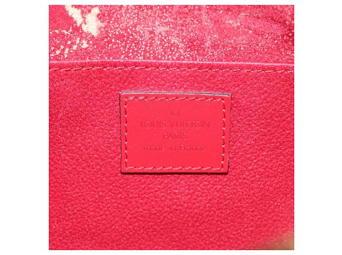 LOUIS VUITTON Epi Dauphine MM Pouch Rot M48457 LV Auth th5640 - Ansicht 9