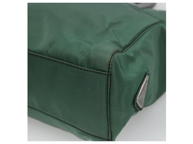 PRADA Borsa a mano in nylon verde Auth th5642 - vista 16