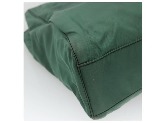 PRADA Borsa a mano in nylon verde Auth th5642 - vista 17