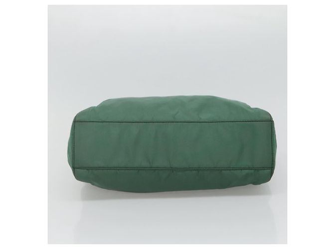PRADA Borsa a mano in nylon verde Auth th5642 - vista 5