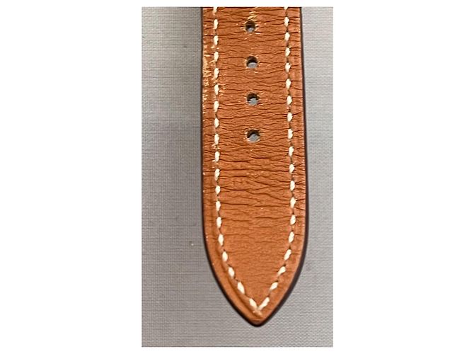 Hermès Heure H PM Uhr vergoldet Golden - Ansicht 6