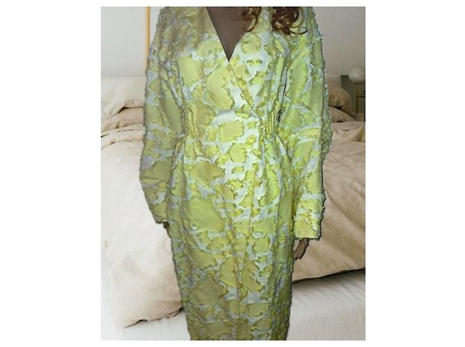 Autre Marque Das Maxi-Kleid The Coat von Katya Silcenko Gelb - Ansicht 3