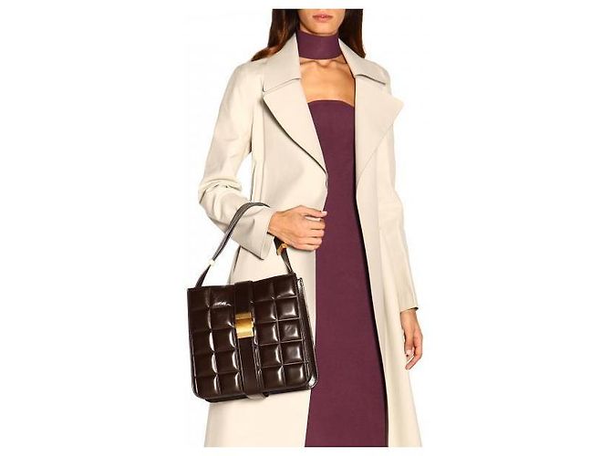 Chockerneck Shiftkleid Bottega Veneta Bordeaux - Ansicht 2