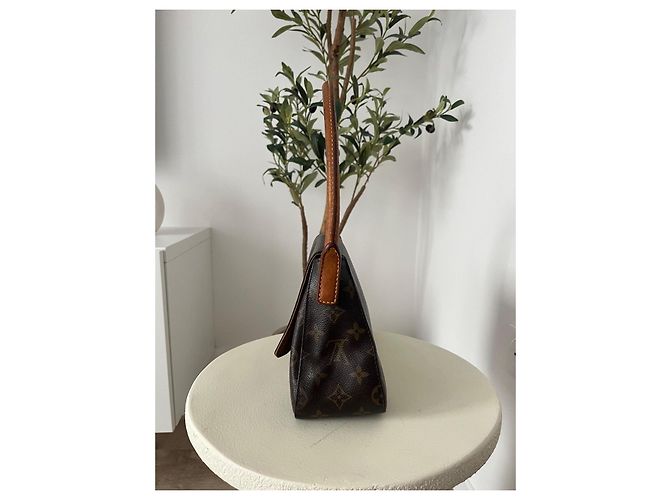 Borsa Louis Vuitton Monogram Mini Looping M51147 (con scatola) Marrone - vista 11