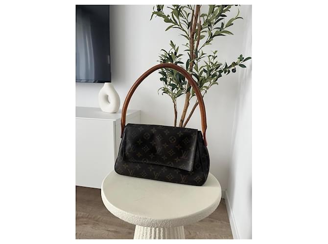 Borsa Louis Vuitton Monogram Mini Looping M51147 (con scatola) Marrone - vista 3